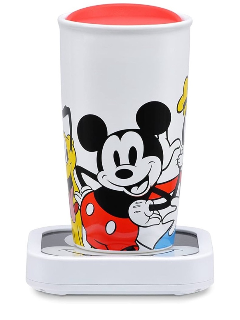 Disney Mickey and Friends Travel Mug – White, Blue, Red, Yellow, Black